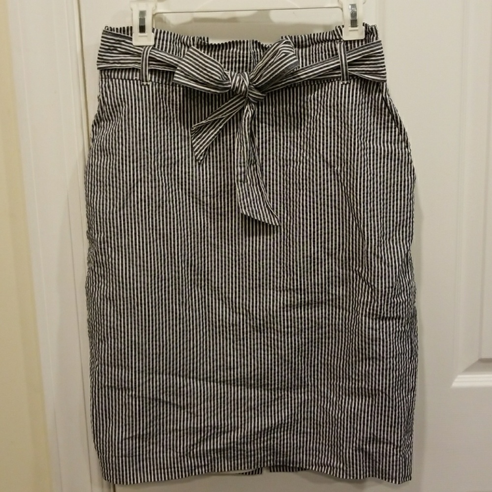Ann Taylor Seersucker Skirt